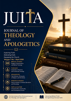 					View Vol. 1 No. 1 (2026): April: JUITA: Journal of Theology and Apologetics
				