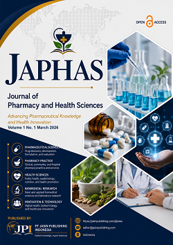 					View Vol. 1 No. 1 (2026): March: JAPHAS: Journal of Pharmacy and Health Sciences
				